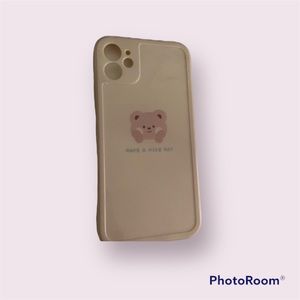 Cute tan phone case for an iPhone 11